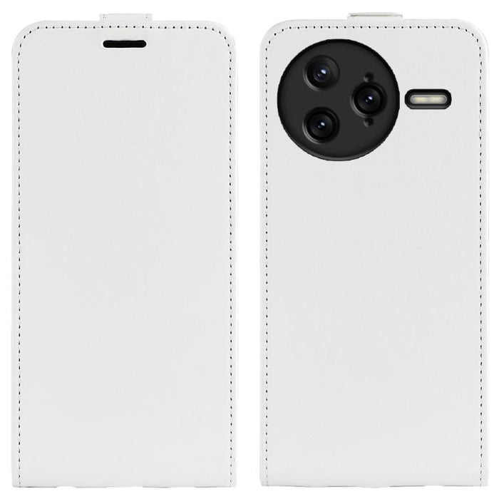 Caja del teléfono del cuero del tirón vertical único de la textura R64, For Redmi K80 Pro / Poco F7 Ultra, For Redmi K80 / Poco F7 Pro