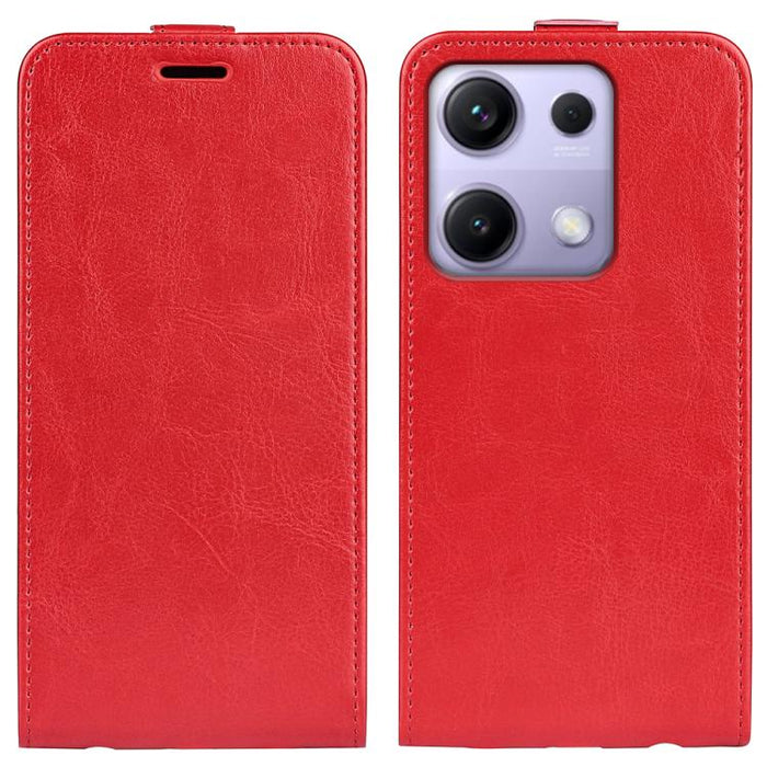Caja del teléfono del cuero del tirón vertical único de la textura R64, For Redmi 15a 5G, For Xiaomi 17T, For Xiaomi 17 Ultra, For Xiaomi 17 Pro max, For Redmi Note 15 Pro Global 163.6mm, For Xiaomi 17 Pro, For Xiaomi 17, For Xiaomi 15T Pro            ...