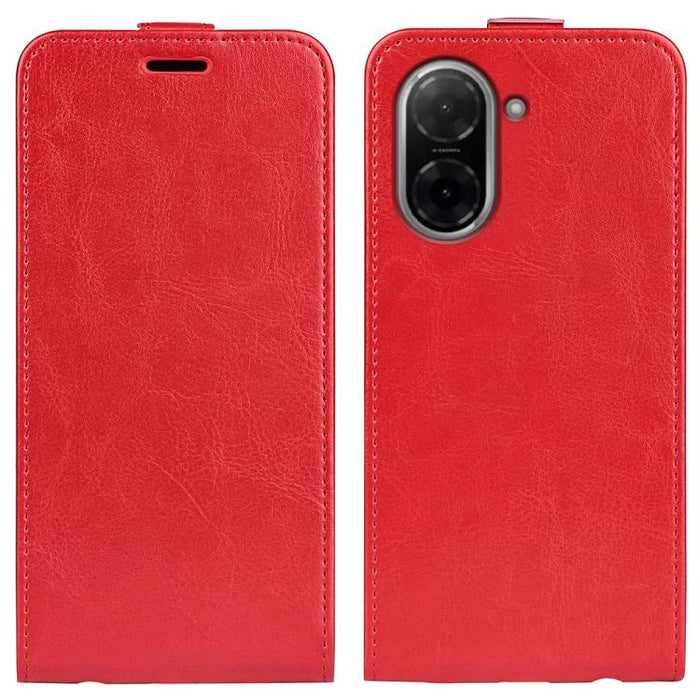 Caja del teléfono del cuero del tirón vertical único de la textura R64, For Redmi 15a 5G, For Xiaomi 17T, For Xiaomi 17 Ultra, For Xiaomi 17 Pro max, For Redmi Note 15 Pro Global 163.6mm, For Xiaomi 17 Pro, For Xiaomi 17, For Xiaomi 15T Pro            ...