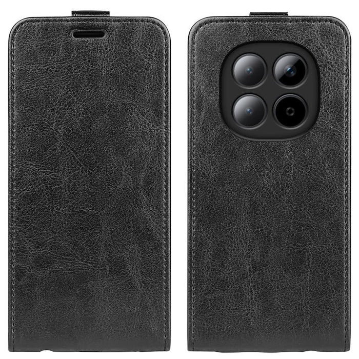 Caja del teléfono del cuero del tirón vertical único de la textura R64, For Redmi K80 Pro / Poco F7 Ultra, For Redmi K80 / Poco F7 Pro