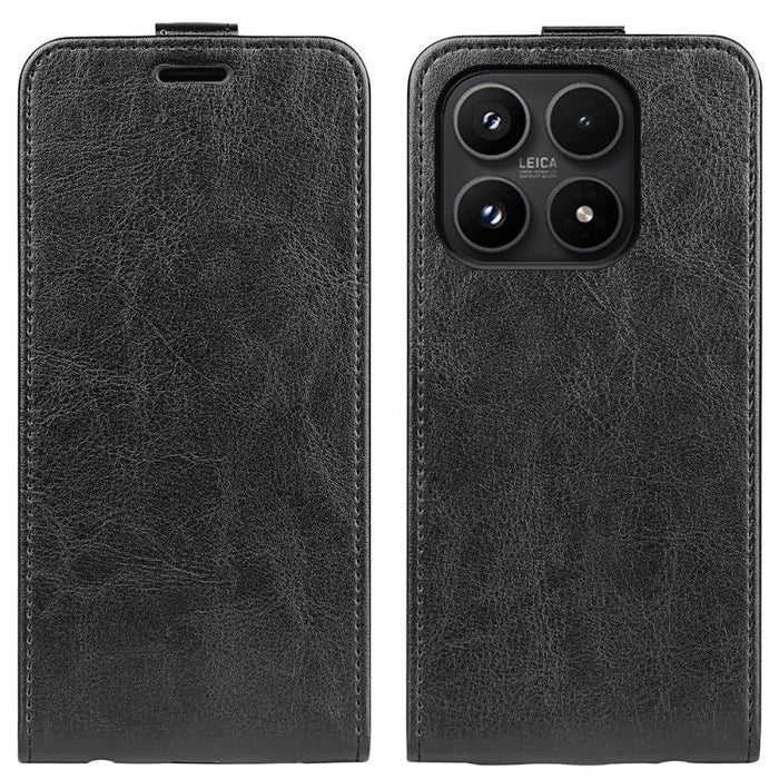 Caja del teléfono del cuero del tirón vertical único de la textura R64, For Redmi 15a 5G, For Xiaomi 17T, For Xiaomi 17 Ultra, For Xiaomi 17 Pro max, For Redmi Note 15 Pro Global 163.6mm, For Xiaomi 17 Pro, For Xiaomi 17, For Xiaomi 15T Pro            ...