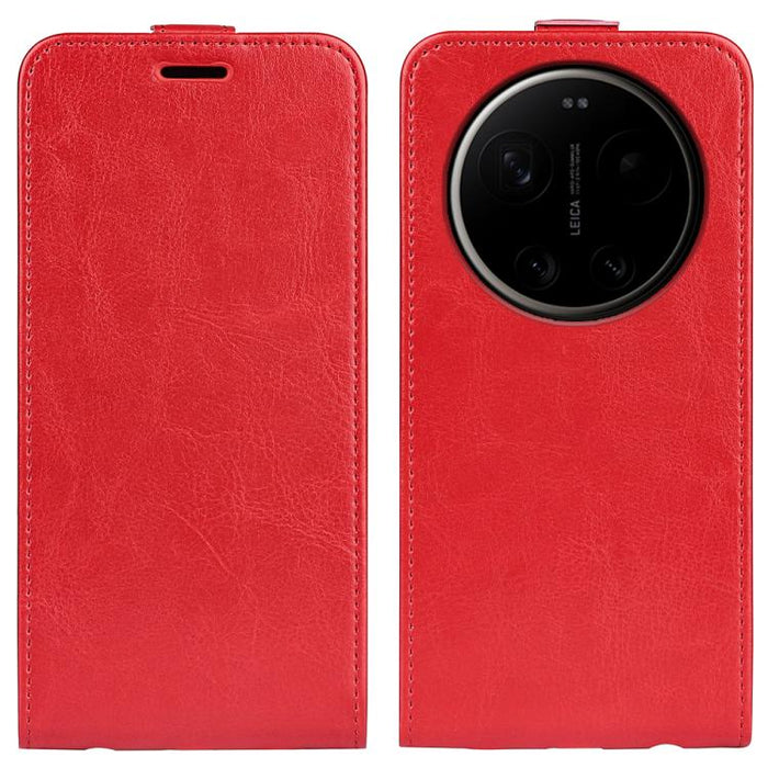 Caja del teléfono del cuero del tirón vertical único de la textura R64, For Redmi 15a 5G, For Xiaomi 17T, For Xiaomi 17 Ultra, For Xiaomi 17 Pro max, For Redmi Note 15 Pro Global 163.6mm, For Xiaomi 17 Pro, For Xiaomi 17, For Xiaomi 15T Pro            ...