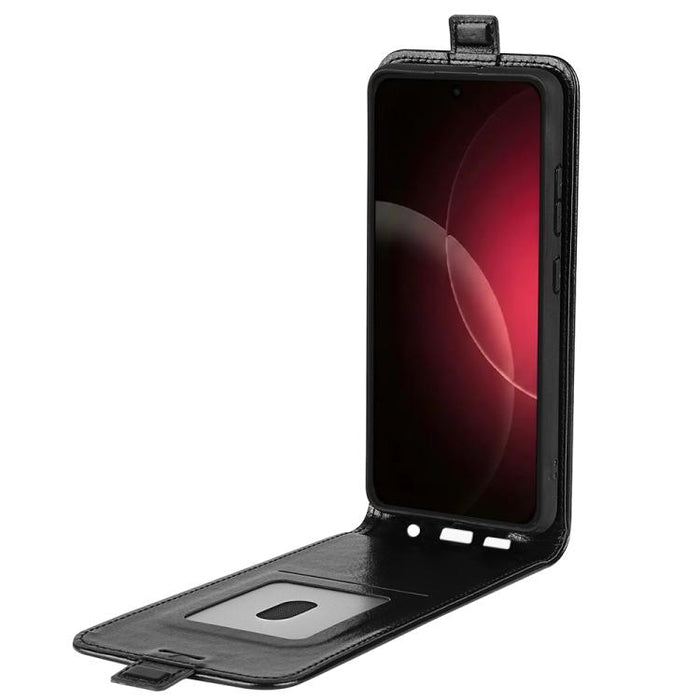 Caja del teléfono del cuero del tirón vertical único de la textura R64, For Redmi 15a 5G, For Xiaomi 17T, For Xiaomi 17 Ultra, For Xiaomi 17 Pro max, For Redmi Note 15 Pro Global 163.6mm, For Xiaomi 17 Pro, For Xiaomi 17, For Xiaomi 15T Pro            ...