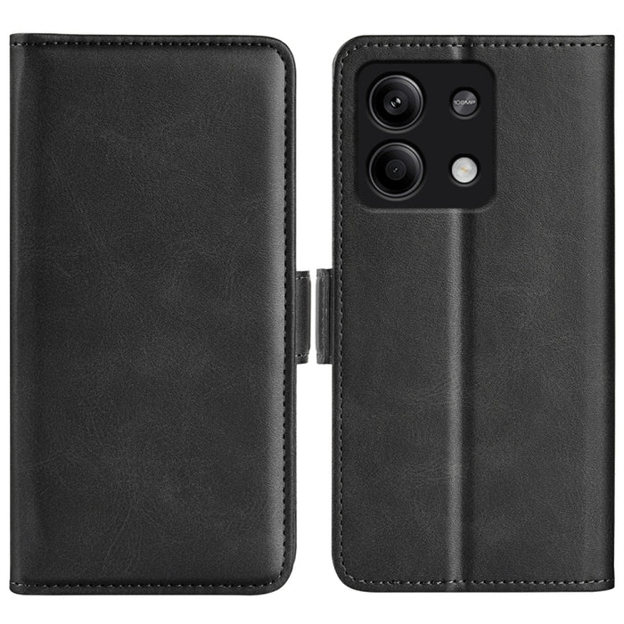 Funda de teléfono de cuero con tapa horizontal con hebilla magnética de doble cara, For Xiaomi Redmi Note 14 Pro+, For Xiaomi Redmi Note 14 Pro 5G, For Xiaomi 14T Pro, For Xiaomi 14T, For Xiaomi Redmi 14C 4G, For Xiaomi Redmi K70 Ultra                 ...