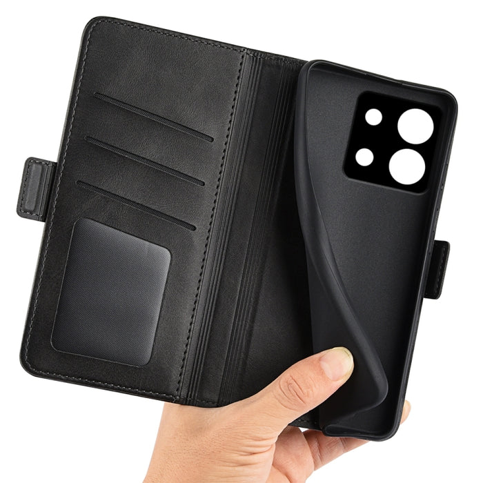 Funda de teléfono de cuero con tapa horizontal con hebilla magnética de doble cara, For Redmi Turbo 5 Max / Poco X8 Pro Max, For Redmi Turbo 5 5G / Poco X8 Pro 5G, For Redmi Note 15 Pro+ Global 163.3mm, For Redmi Note 15 4G / 5G Global 164mm           ...
