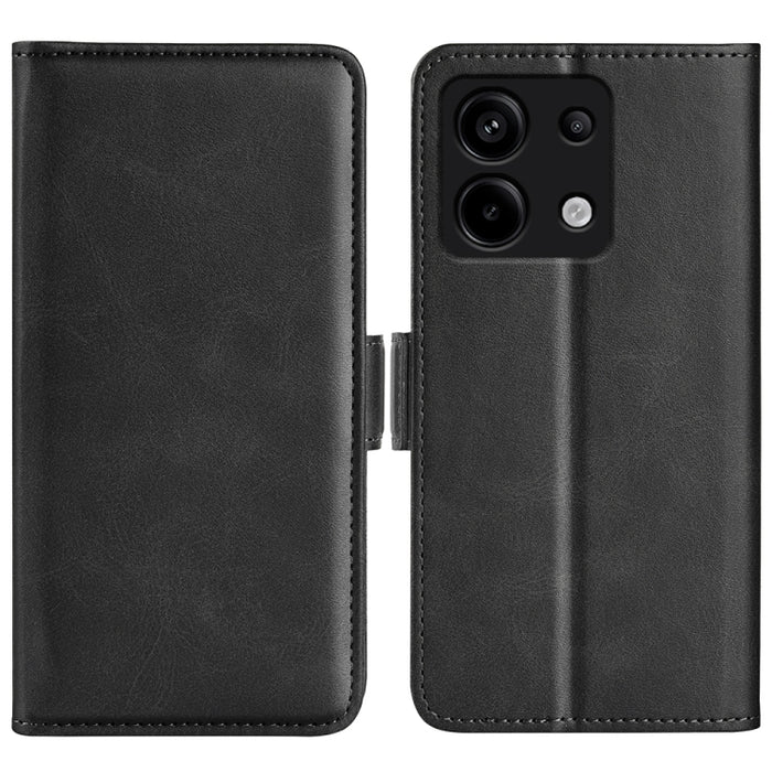 Funda de teléfono de cuero con tapa horizontal con hebilla magnética de doble cara, For Redmi Turbo 5 Max / Poco X8 Pro Max, For Redmi Turbo 5 5G / Poco X8 Pro 5G, For Redmi Note 15 Pro+ Global 163.3mm, For Redmi Note 15 4G / 5G Global 164mm           ...