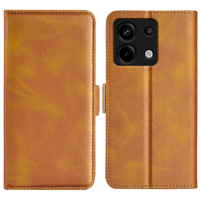 Funda de teléfono de cuero con tapa horizontal con hebilla magnética de doble cara, For Redmi Turbo 5 Max / Poco X8 Pro Max, For Redmi Turbo 5 5G / Poco X8 Pro 5G, For Redmi Note 15 Pro+ Global 163.3mm, For Redmi Note 15 4G / 5G Global 164mm           ...