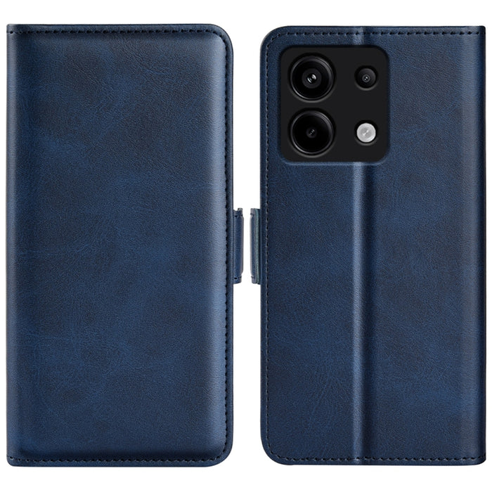 Funda de teléfono de cuero con tapa horizontal con hebilla magnética de doble cara, For Redmi Turbo 5 Max / Poco X8 Pro Max, For Redmi Turbo 5 5G / Poco X8 Pro 5G, For Redmi Note 15 Pro+ Global 163.3mm, For Redmi Note 15 4G / 5G Global 164mm           ...