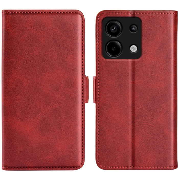 Funda de teléfono de cuero con tapa horizontal con hebilla magnética de doble cara, For Redmi Turbo 5 Max / Poco X8 Pro Max, For Redmi Turbo 5 5G / Poco X8 Pro 5G, For Redmi Note 15 Pro+ Global 163.3mm, For Redmi Note 15 4G / 5G Global 164mm           ...