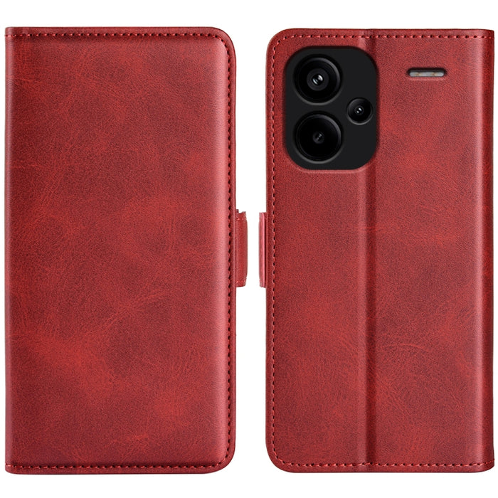 Funda de teléfono de cuero con tapa horizontal con hebilla magnética de doble cara, For Xiaomi Redmi Note 14 Pro+, For Xiaomi Redmi Note 14 Pro 5G, For Xiaomi 14T Pro, For Xiaomi 14T, For Xiaomi Redmi 14C 4G, For Xiaomi Redmi K70 Ultra                 ...