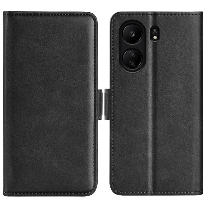 Funda de teléfono de cuero con tapa horizontal con hebilla magnética de doble cara, For Xiaomi Redmi Note 14 Pro+, For Xiaomi Redmi Note 14 Pro 5G, For Xiaomi 14T Pro, For Xiaomi 14T, For Xiaomi Redmi 14C 4G, For Xiaomi Redmi K70 Ultra                 ...