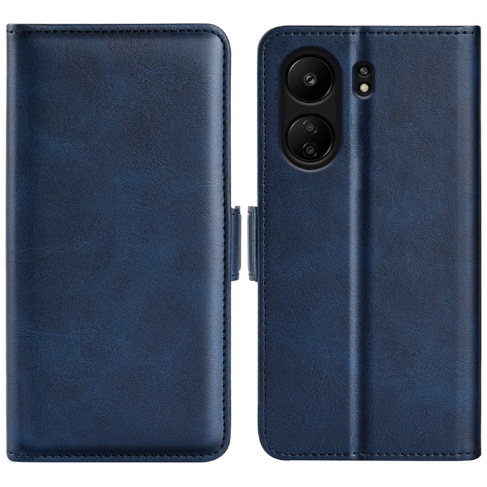 Funda de teléfono de cuero con tapa horizontal con hebilla magnética de doble cara, For Xiaomi Redmi Note 14 Pro+, For Xiaomi Redmi Note 14 Pro 5G, For Xiaomi 14T Pro, For Xiaomi 14T, For Xiaomi Redmi 14C 4G, For Xiaomi Redmi K70 Ultra                 ...