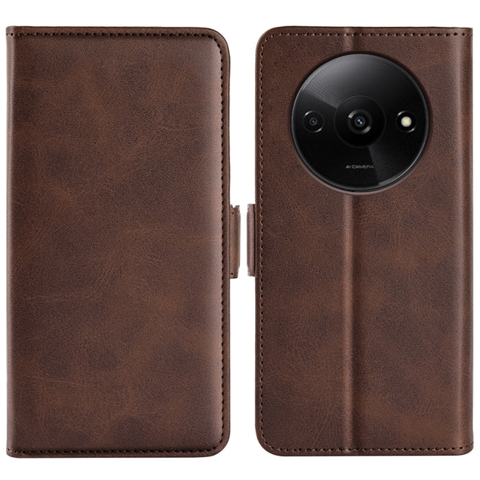 Funda de teléfono de cuero con tapa horizontal con hebilla magnética de doble cara, For Xiaomi Redmi Note 14 Pro+, For Xiaomi Redmi Note 14 Pro 5G, For Xiaomi 14T Pro, For Xiaomi 14T, For Xiaomi Redmi 14C 4G, For Xiaomi Redmi K70 Ultra                 ...