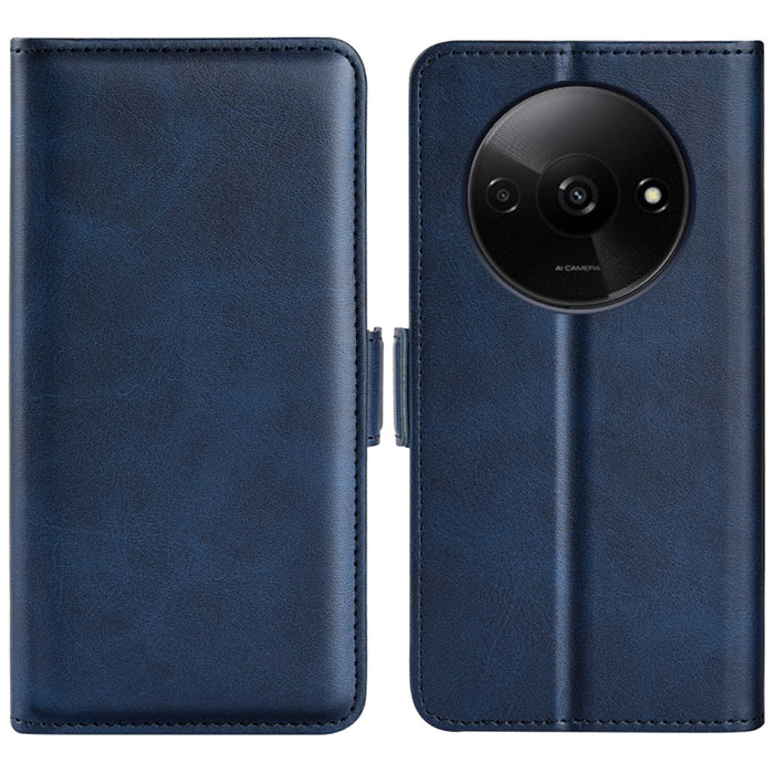 Funda de teléfono de cuero con tapa horizontal con hebilla magnética de doble cara, For Xiaomi Redmi Note 14 Pro+, For Xiaomi Redmi Note 14 Pro 5G, For Xiaomi 14T Pro, For Xiaomi 14T, For Xiaomi Redmi 14C 4G, For Xiaomi Redmi K70 Ultra                 ...