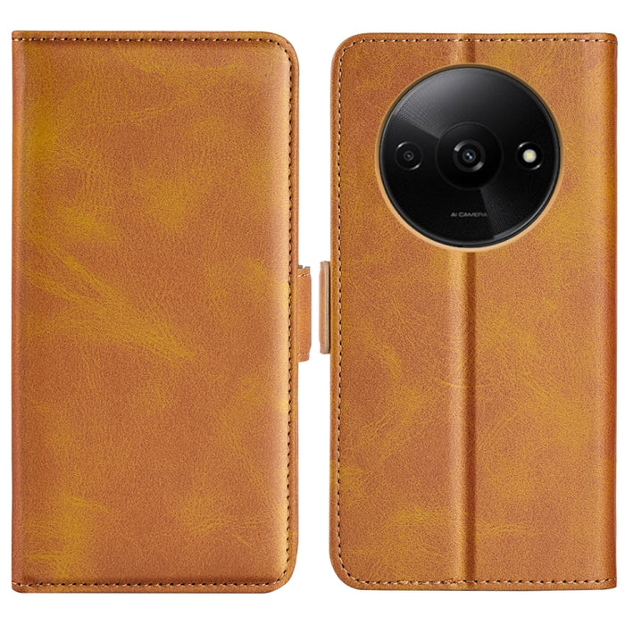 Funda de teléfono de cuero con tapa horizontal con hebilla magnética de doble cara, For Xiaomi Redmi Note 14 Pro+, For Xiaomi Redmi Note 14 Pro 5G, For Xiaomi 14T Pro, For Xiaomi 14T, For Xiaomi Redmi 14C 4G, For Xiaomi Redmi K70 Ultra                 ...