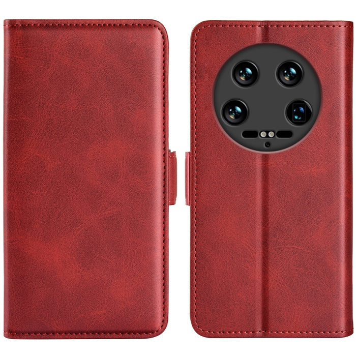 Funda de teléfono de cuero con tapa horizontal con hebilla magnética de doble cara, For Xiaomi Redmi Note 14 Pro+, For Xiaomi Redmi Note 14 Pro 5G, For Xiaomi 14T Pro, For Xiaomi 14T, For Xiaomi Redmi 14C 4G, For Xiaomi Redmi K70 Ultra                 ...