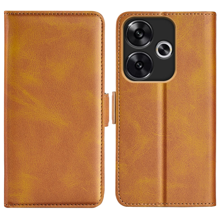 Funda de teléfono de cuero con tapa horizontal con hebilla magnética de doble cara, For Xiaomi Redmi Note 14 Pro+, For Xiaomi Redmi Note 14 Pro 5G, For Xiaomi 14T Pro, For Xiaomi 14T, For Xiaomi Redmi 14C 4G, For Xiaomi Redmi K70 Ultra                 ...