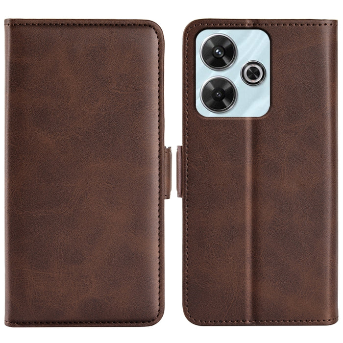 Funda de teléfono de cuero con tapa horizontal con hebilla magnética de doble cara, For Xiaomi Redmi Note 14 Pro+, For Xiaomi Redmi Note 14 Pro 5G, For Xiaomi 14T Pro, For Xiaomi 14T, For Xiaomi Redmi 14C 4G, For Xiaomi Redmi K70 Ultra                 ...