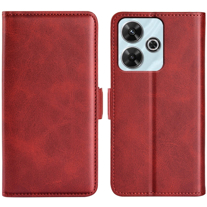 Funda de teléfono de cuero con tapa horizontal con hebilla magnética de doble cara, For Xiaomi Redmi Note 14 Pro+, For Xiaomi Redmi Note 14 Pro 5G, For Xiaomi 14T Pro, For Xiaomi 14T, For Xiaomi Redmi 14C 4G, For Xiaomi Redmi K70 Ultra                 ...