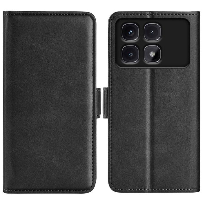 Funda de teléfono de cuero con tapa horizontal con hebilla magnética de doble cara, For Xiaomi Redmi Note 14 Pro+, For Xiaomi Redmi Note 14 Pro 5G, For Xiaomi 14T Pro, For Xiaomi 14T, For Xiaomi Redmi 14C 4G, For Xiaomi Redmi K70 Ultra                 ...