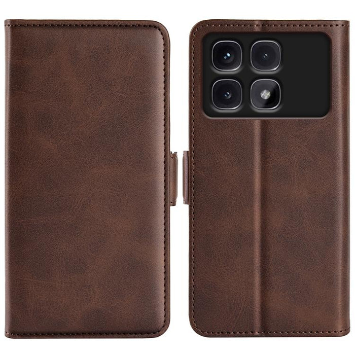 Funda de teléfono de cuero con tapa horizontal con hebilla magnética de doble cara, For Xiaomi Redmi Note 14 Pro+, For Xiaomi Redmi Note 14 Pro 5G, For Xiaomi 14T Pro, For Xiaomi 14T, For Xiaomi Redmi 14C 4G, For Xiaomi Redmi K70 Ultra                 ...