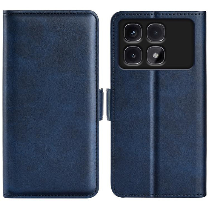 Funda de teléfono de cuero con tapa horizontal con hebilla magnética de doble cara, For Xiaomi Redmi Note 14 Pro+, For Xiaomi Redmi Note 14 Pro 5G, For Xiaomi 14T Pro, For Xiaomi 14T, For Xiaomi Redmi 14C 4G, For Xiaomi Redmi K70 Ultra                 ...