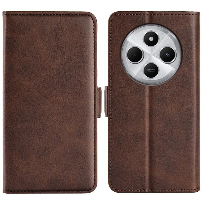 Funda de teléfono de cuero con tapa horizontal con hebilla magnética de doble cara, For Xiaomi Redmi Note 14 Pro+, For Xiaomi Redmi Note 14 Pro 5G, For Xiaomi 14T Pro, For Xiaomi 14T, For Xiaomi Redmi 14C 4G, For Xiaomi Redmi K70 Ultra                 ...