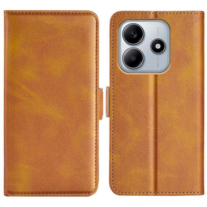 Funda de teléfono de cuero con tapa horizontal con hebilla magnética de doble cara, For Xiaomi Redmi Note 14 Pro+, For Xiaomi Redmi Note 14 Pro 5G, For Xiaomi 14T Pro, For Xiaomi 14T, For Xiaomi Redmi 14C 4G, For Xiaomi Redmi K70 Ultra                 ...