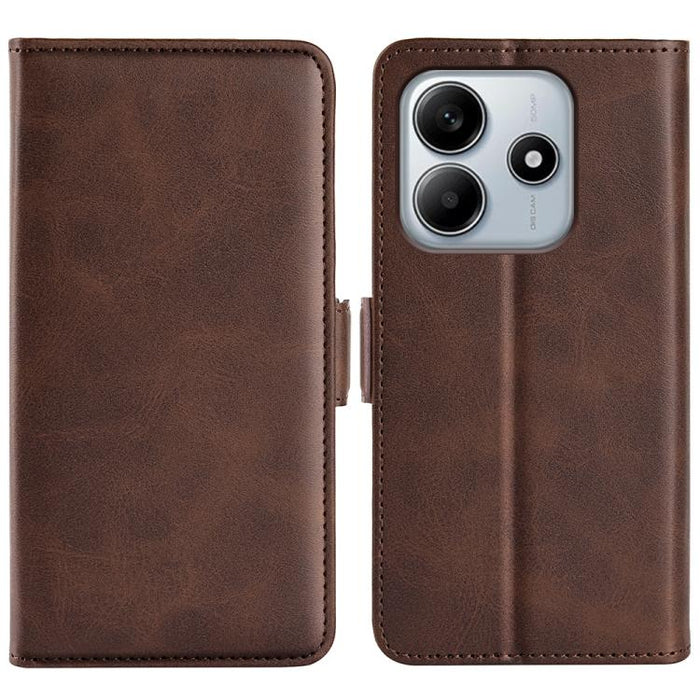 Funda de teléfono de cuero con tapa horizontal con hebilla magnética de doble cara, For Xiaomi Redmi Note 14 Pro+, For Xiaomi Redmi Note 14 Pro 5G, For Xiaomi 14T Pro, For Xiaomi 14T, For Xiaomi Redmi 14C 4G, For Xiaomi Redmi K70 Ultra                 ...
