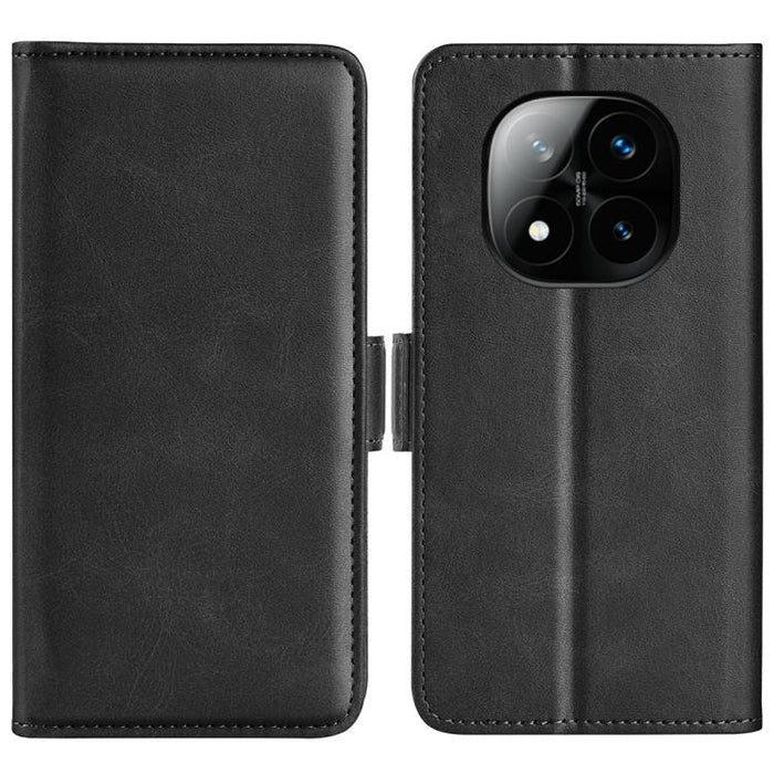 Funda de teléfono de cuero con tapa horizontal con hebilla magnética de doble cara, For Xiaomi Redmi Note 14 Pro+, For Xiaomi Redmi Note 14 Pro 5G, For Xiaomi 14T Pro, For Xiaomi 14T, For Xiaomi Redmi 14C 4G, For Xiaomi Redmi K70 Ultra                 ...