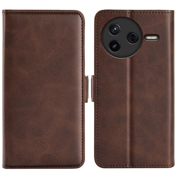 Funda de teléfono de cuero con tapa horizontal con hebilla magnética de doble cara, For Redmi Turbo 5 Max / Poco X8 Pro Max, For Redmi Turbo 5 5G / Poco X8 Pro 5G, For Redmi Note 15 Pro+ Global 163.3mm, For Redmi Note 15 4G / 5G Global 164mm           ...