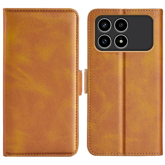Funda de teléfono de cuero con tapa horizontal con hebilla magnética de doble cara, For Redmi Turbo 5 Max / Poco X8 Pro Max, For Redmi Turbo 5 5G / Poco X8 Pro 5G, For Redmi Note 15 Pro+ Global 163.3mm, For Redmi Note 15 4G / 5G Global 164mm           ...