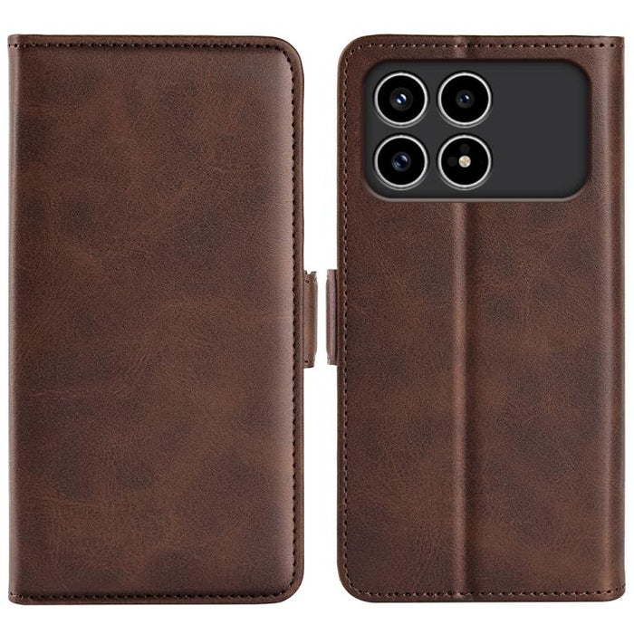 Funda de teléfono de cuero con tapa horizontal con hebilla magnética de doble cara, For Redmi Turbo 5 Max / Poco X8 Pro Max, For Redmi Turbo 5 5G / Poco X8 Pro 5G, For Redmi Note 15 Pro+ Global 163.3mm, For Redmi Note 15 4G / 5G Global 164mm           ...