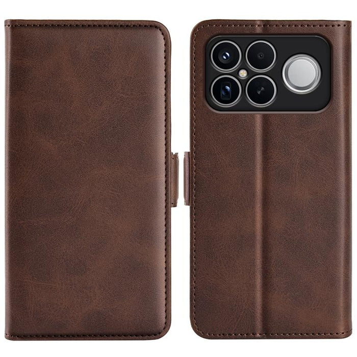 Funda de teléfono de cuero con tapa horizontal con hebilla magnética de doble cara, For Redmi Turbo 5 Max / Poco X8 Pro Max, For Redmi Turbo 5 5G / Poco X8 Pro 5G, For Redmi Note 15 Pro+ Global 163.3mm, For Redmi Note 15 4G / 5G Global 164mm           ...