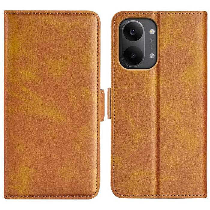 Funda de teléfono de cuero con tapa horizontal con hebilla magnética de doble cara, For Redmi Turbo 5 Max / Poco X8 Pro Max, For Redmi Turbo 5 5G / Poco X8 Pro 5G, For Redmi Note 15 Pro+ Global 163.3mm, For Redmi Note 15 4G / 5G Global 164mm           ...