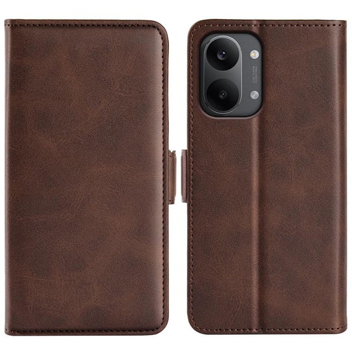 Funda de teléfono de cuero con tapa horizontal con hebilla magnética de doble cara, For Redmi Turbo 5 Max / Poco X8 Pro Max, For Redmi Turbo 5 5G / Poco X8 Pro 5G, For Redmi Note 15 Pro+ Global 163.3mm, For Redmi Note 15 4G / 5G Global 164mm           ...