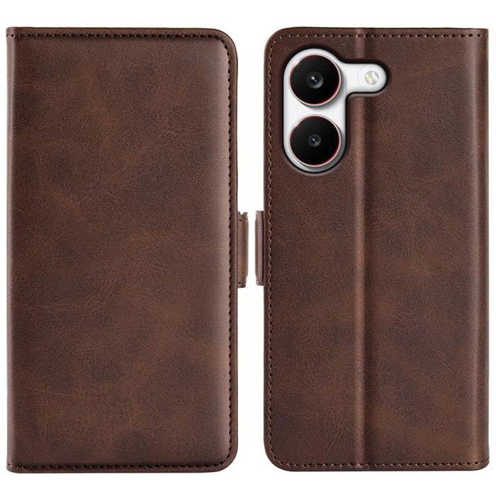 Funda de teléfono de cuero con tapa horizontal con hebilla magnética de doble cara, For Redmi Turbo 5 Max / Poco X8 Pro Max, For Redmi Turbo 5 5G / Poco X8 Pro 5G, For Redmi Note 15 Pro+ Global 163.3mm, For Redmi Note 15 4G / 5G Global 164mm           ...