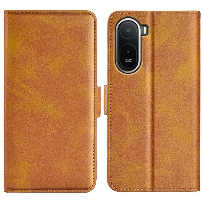 Funda de teléfono de cuero con tapa horizontal con hebilla magnética de doble cara, For Xiaomi Redmi Note 14 Pro+, For Xiaomi Redmi Note 14 Pro 5G, For Xiaomi 14T Pro, For Xiaomi 14T, For Xiaomi Redmi 14C 4G, For Xiaomi Redmi K70 Ultra                 ...