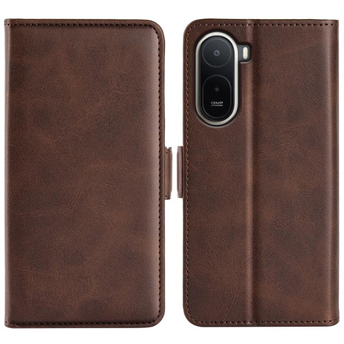 Funda de teléfono de cuero con tapa horizontal con hebilla magnética de doble cara, For Xiaomi Redmi Note 14 Pro+, For Xiaomi Redmi Note 14 Pro 5G, For Xiaomi 14T Pro, For Xiaomi 14T, For Xiaomi Redmi 14C 4G, For Xiaomi Redmi K70 Ultra                 ...