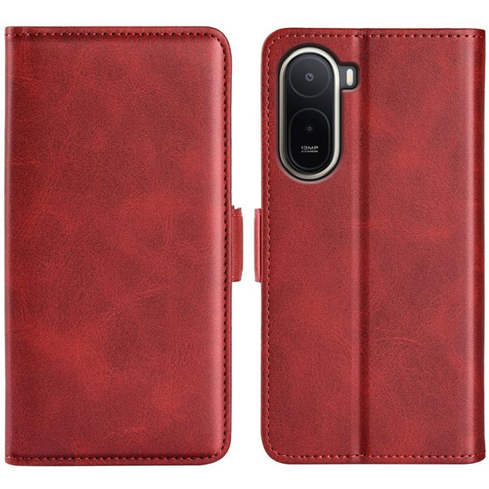 Funda de teléfono de cuero con tapa horizontal con hebilla magnética de doble cara, For Xiaomi Redmi Note 14 Pro+, For Xiaomi Redmi Note 14 Pro 5G, For Xiaomi 14T Pro, For Xiaomi 14T, For Xiaomi Redmi 14C 4G, For Xiaomi Redmi K70 Ultra                 ...