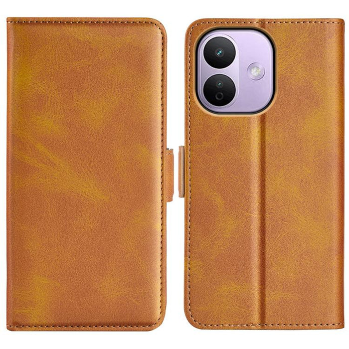 Funda de teléfono de cuero con tapa horizontal con hebilla magnética de doble cara, For Redmi Turbo 5 Max / Poco X8 Pro Max, For Redmi Turbo 5 5G / Poco X8 Pro 5G, For Redmi Note 15 Pro+ Global 163.3mm, For Redmi Note 15 4G / 5G Global 164mm           ...