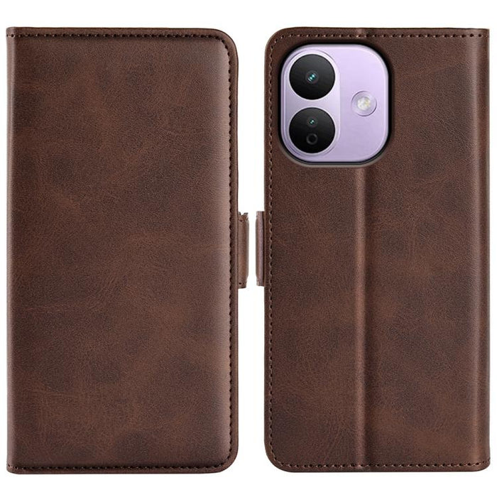 Funda de teléfono de cuero con tapa horizontal con hebilla magnética de doble cara, For Redmi Turbo 5 Max / Poco X8 Pro Max, For Redmi Turbo 5 5G / Poco X8 Pro 5G, For Redmi Note 15 Pro+ Global 163.3mm, For Redmi Note 15 4G / 5G Global 164mm           ...