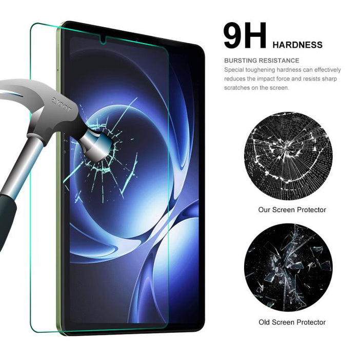 2 piezas ENKAY Hat-Prince 0,33 mm película de vidrio templado a prueba de explosiones, For Xiaomi Poco F Pad 8.8, For Xiaomi Poco Pad M1 12.1, For Xiaomi Poco Pad X1 11.2, For Xiaomi Pad 8 / 8 Pro 11.2, For Xiaomi Pad 8 / 7 / 8 Pro / 7 Pro             ...