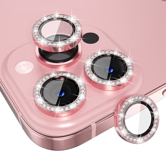 ENKAY AR Antirreflectante Anillo de Diamante Individual Lente de Cámara Vidrio Película Completa, For iPhone 17, For iPhone 17 Pro / 17 Pro Max, For iPhone 15 Pro / 15 Pro Max, For iPhone 15 / 15 Plus