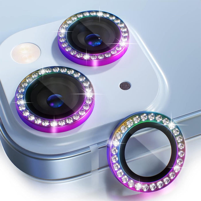 ENKAY AR Antirreflectante Anillo de Diamante Individual Lente de Cámara Vidrio Película Completa, For iPhone 17, For iPhone 17 Pro / 17 Pro Max, For iPhone 15 Pro / 15 Pro Max, For iPhone 15 / 15 Plus