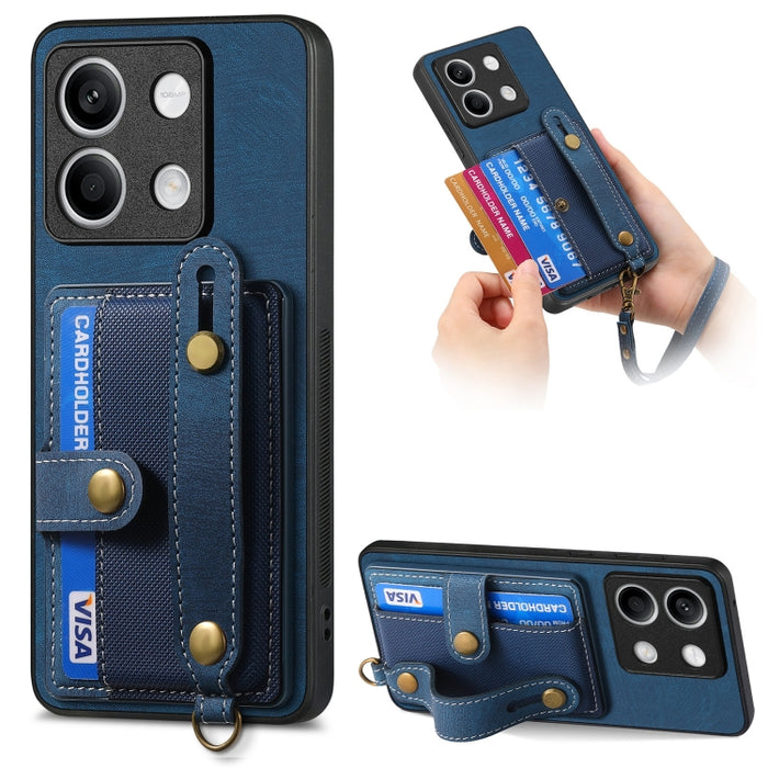 Caja retro del teléfono de la parte posterior del cuero de la cartera de la pulsera cruzada, For Xiaomi Redmi Note 13 Pro 4G, For Xiaomi 14 Pro, For Xiaomi 14, For Xiaomi Redmi Note 13, For Xiaomi Redmi Note 13 Pro+, For Xiaomi Redmi Note 13 Pro 5G    ...