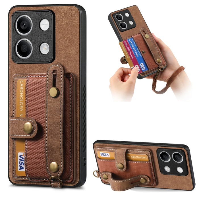 Caja retro del teléfono de la parte posterior del cuero de la cartera de la pulsera cruzada, For Xiaomi Redmi Note 13 Pro 4G, For Xiaomi 14 Pro, For Xiaomi 14, For Xiaomi Redmi Note 13, For Xiaomi Redmi Note 13 Pro+, For Xiaomi Redmi Note 13 Pro 5G    ...