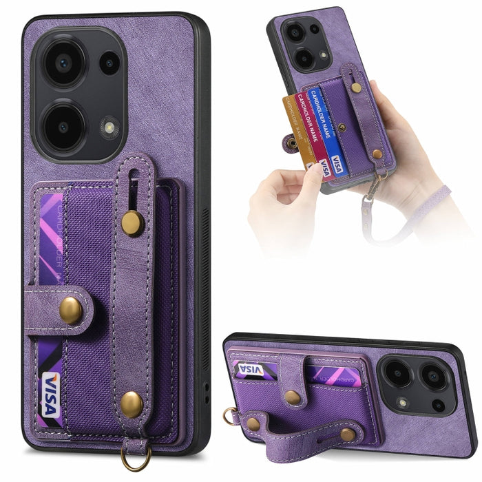 Caja retro del teléfono de la parte posterior del cuero de la cartera de la pulsera cruzada, For Xiaomi Redmi Note 13 Pro 4G, For Xiaomi 14 Pro, For Xiaomi 14, For Xiaomi Redmi Note 13, For Xiaomi Redmi Note 13 Pro+, For Xiaomi Redmi Note 13 Pro 5G    ...