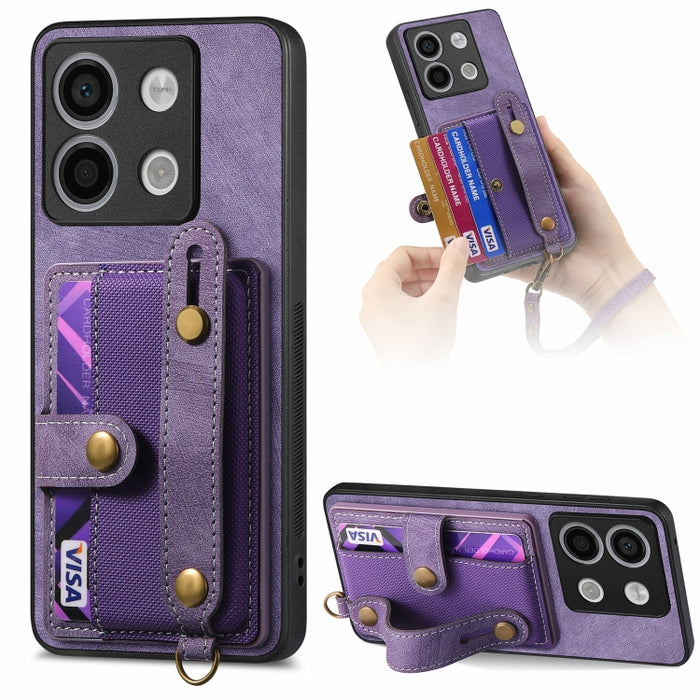 Caja retro del teléfono de la parte posterior del cuero de la cartera de la pulsera cruzada, For Xiaomi Redmi Note 13 Pro 4G, For Xiaomi 14 Pro, For Xiaomi 14, For Xiaomi Redmi Note 13, For Xiaomi Redmi Note 13 Pro+, For Xiaomi Redmi Note 13 Pro 5G    ...
