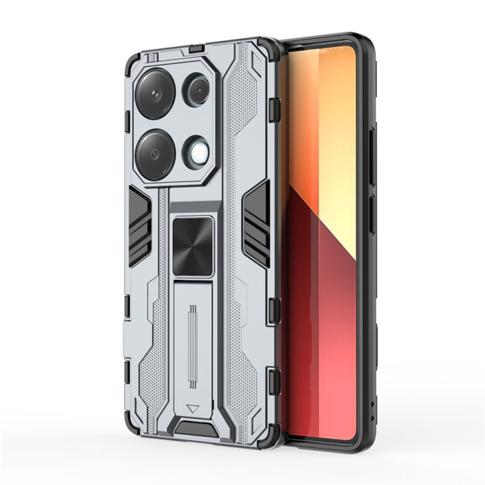 Caja híbrida del teléfono de TPU de la PC de la armadura supersónica, For  Redmi Note 13 Pro 4G